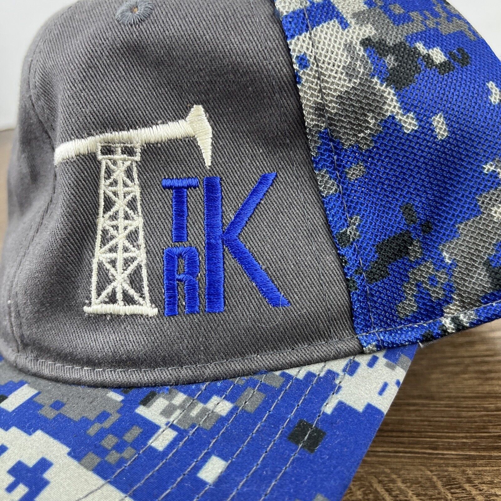 Other TRK Hat TRK Hat Gray Hat Adjustable Gray Adult Size Hat Size ONE SIZE - 8 Thumbnail
