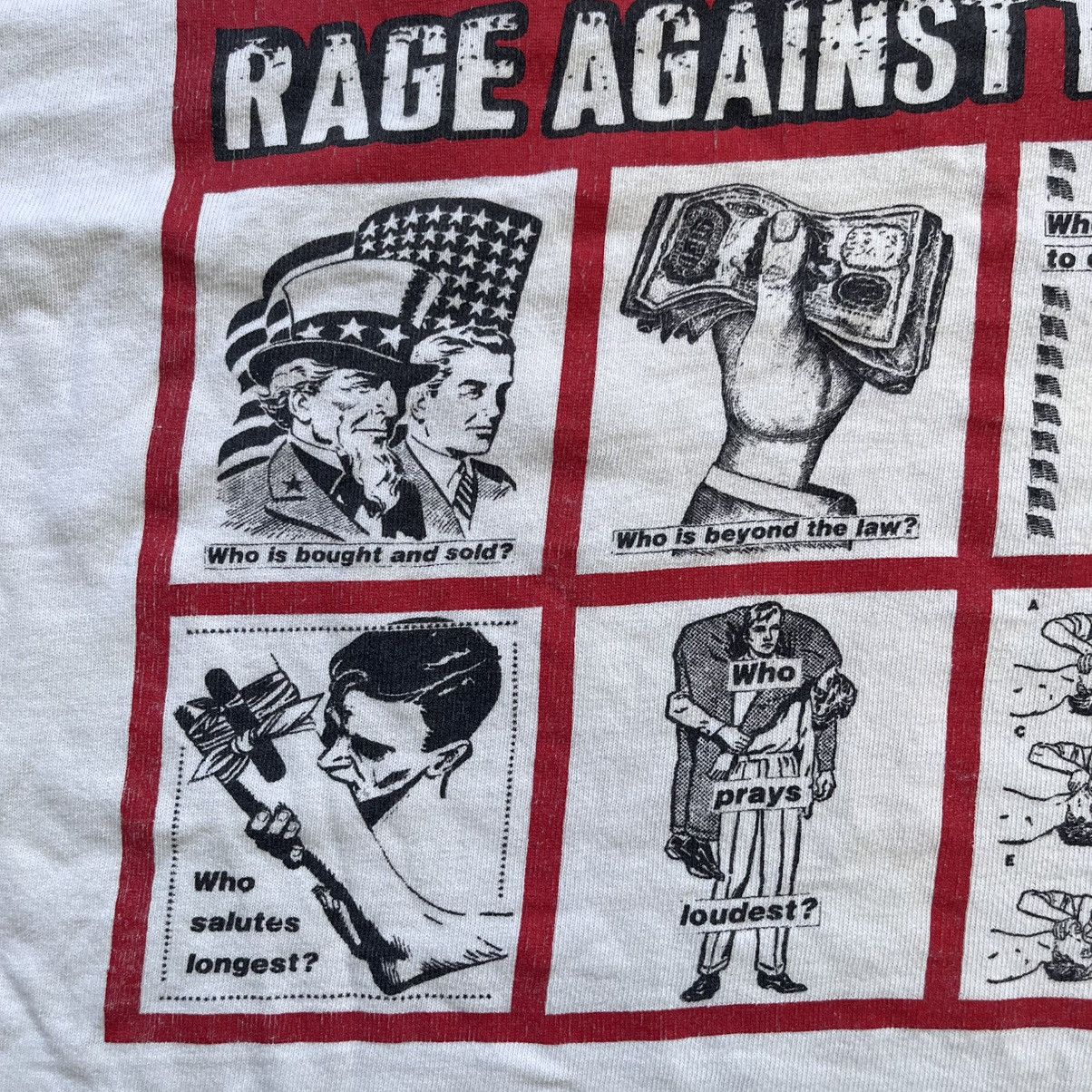 Barbara Kruger Vintage Rage Against The Machine Barbara Evil LA Band Shirt Size US L / EU 52-54 / 3 - 3 Thumbnail