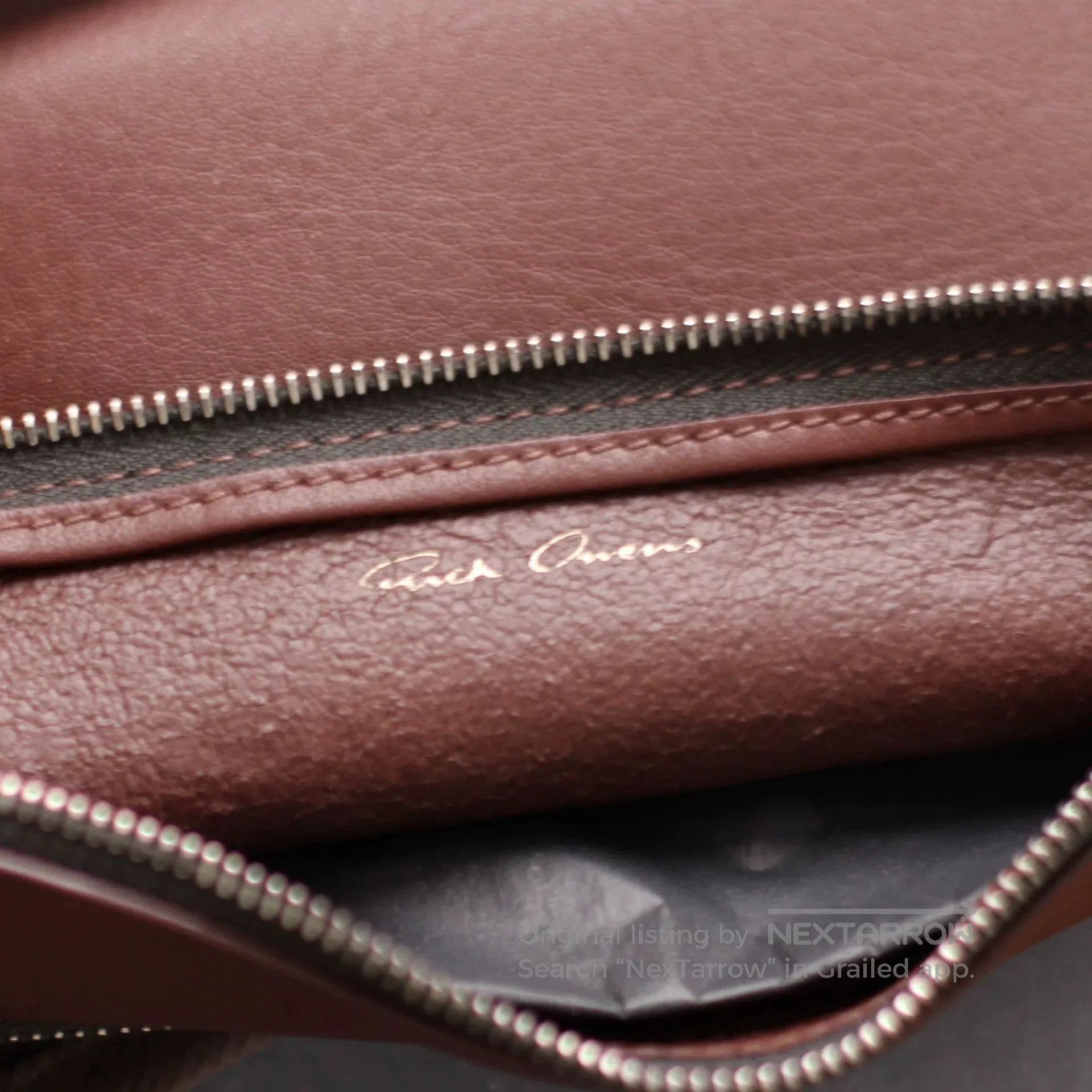 Rick Owens Rick Owens Brown Leather Mini Bag. Size ONE SIZE - 6 Thumbnail