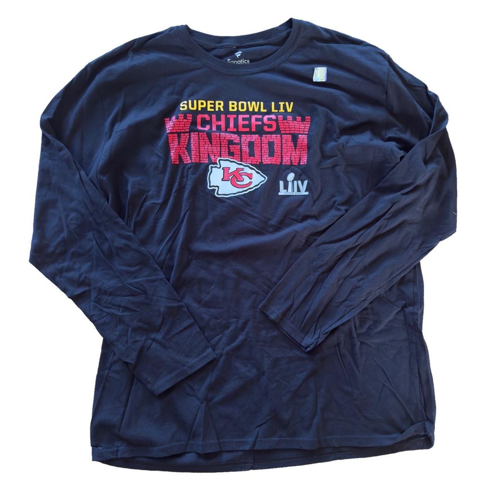 NFL Super Bowl LIV Chiefs Long Sleeve Shirt Size US XXL / EU 58 / 5 - 1 Thumbnail