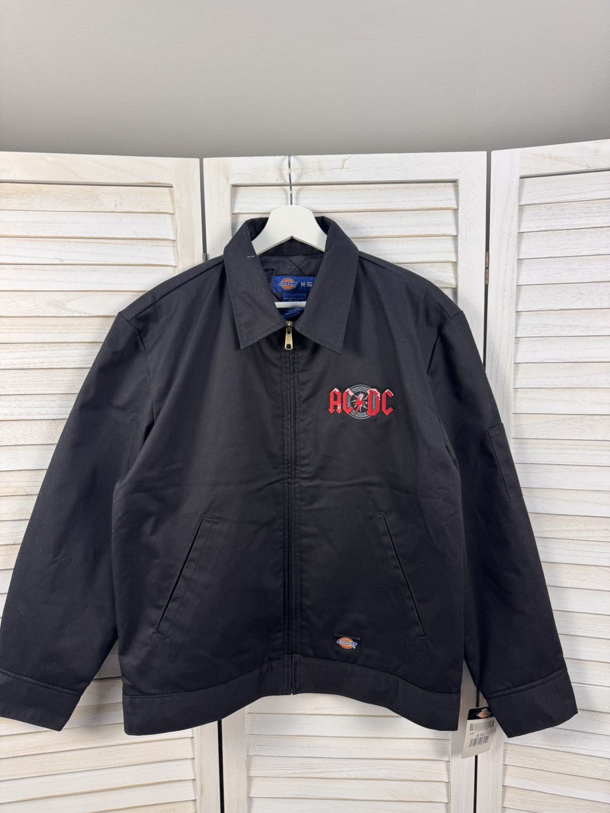 Dickies Men’s Casual Rare Work Jacket Dickies Ac/Dc Custom Big Logo Size US M / EU 48-50 / 2 - 5 Thumbnail