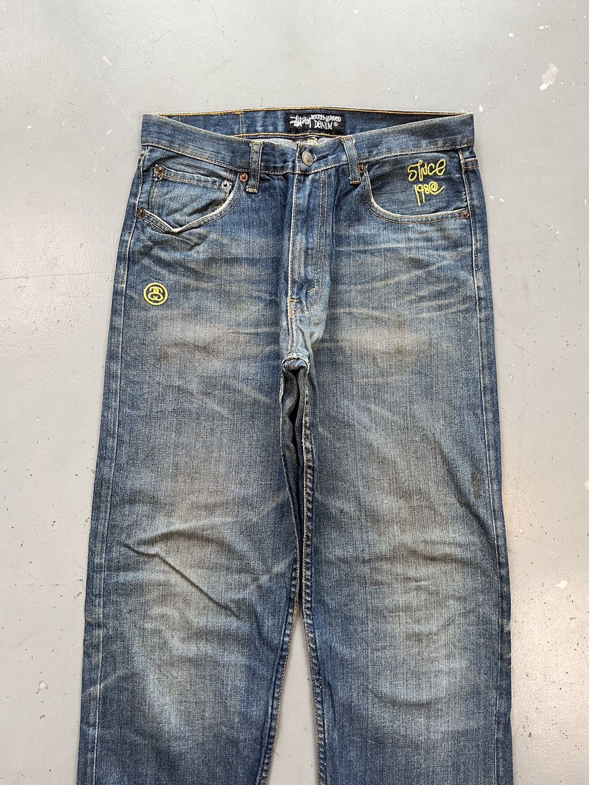 Levi's × Stussy × Vintage Vintage Stussy x Levi’s Strauss & co embroidered denim Size US 30 / EU 46 - 4 Thumbnail