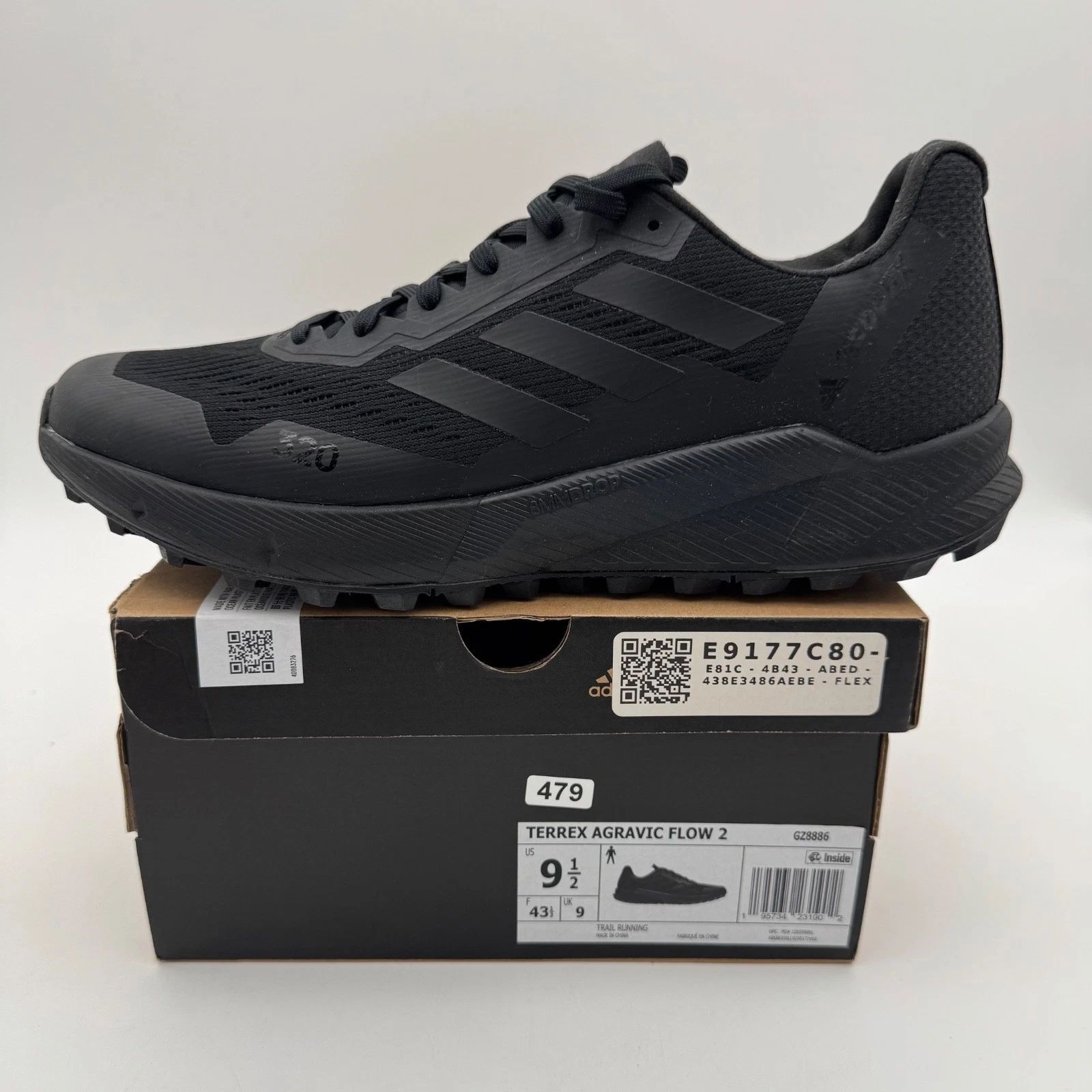 Adidas adidas Terrex Agravic Flow 2.0 Trail Running Sneaker Men Size US 9.5 / EU 42-43 - 3 Thumbnail
