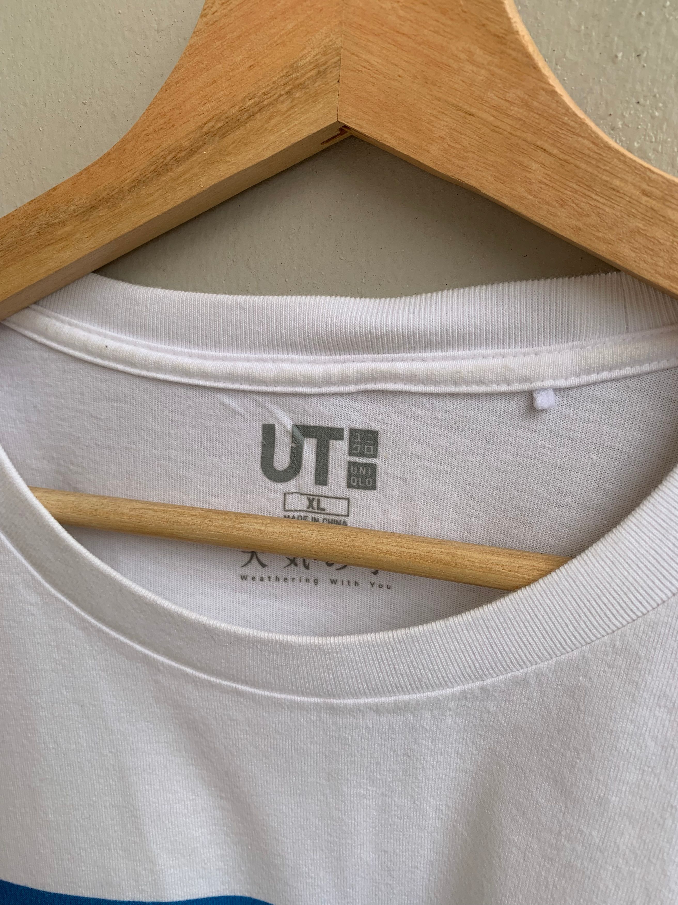Anime × Japanese Brand × Uniqlo Uniqlo UT x Makoto Shinkai 'Weathering with You' Size US XL / EU 56 / 4 - 3 Thumbnail