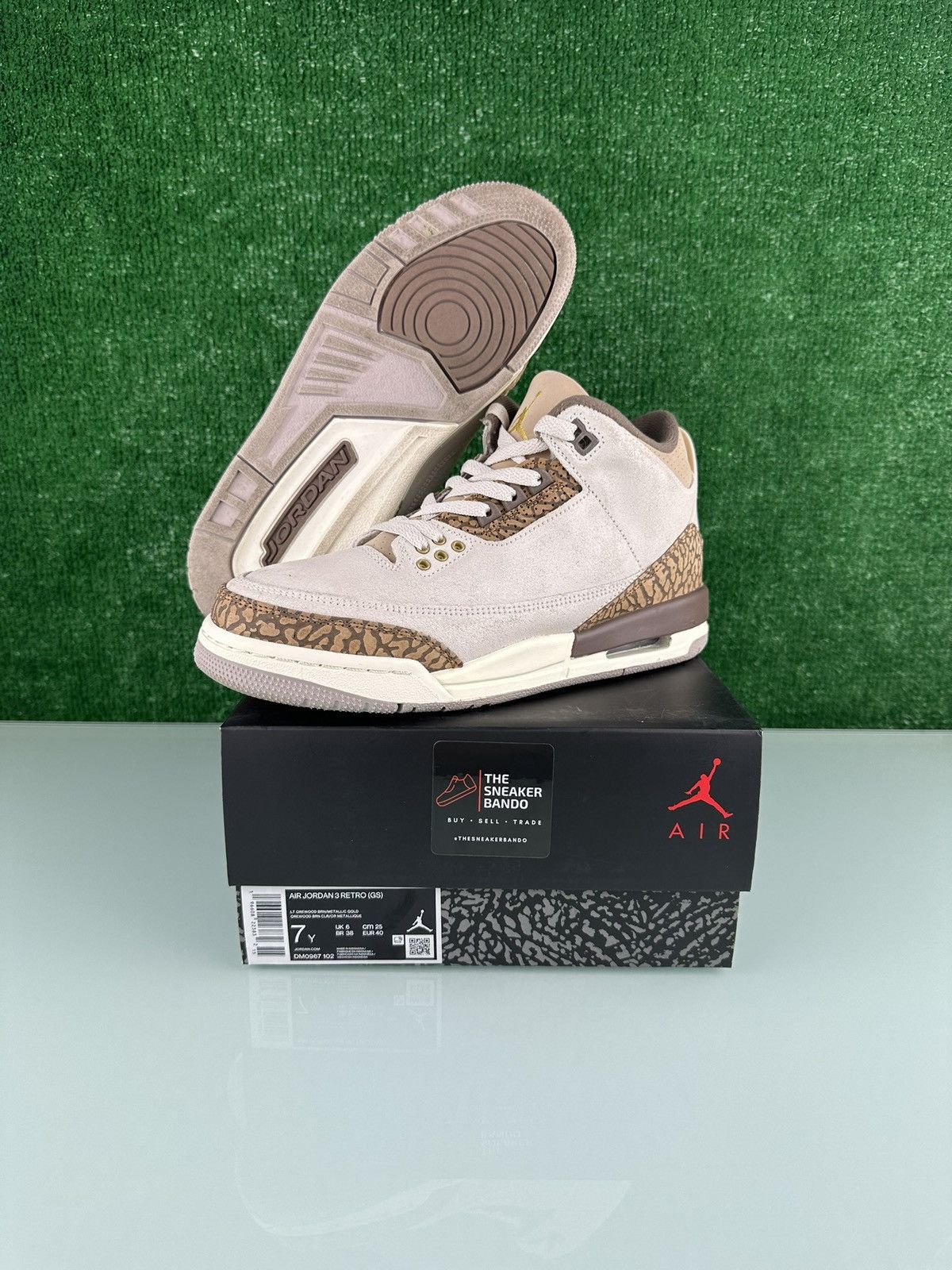 Jordan Brand Jordan 3 Retro Low Palomino (GS) Size 7Y Size US 7 / EU 40 - 1 Thumbnail