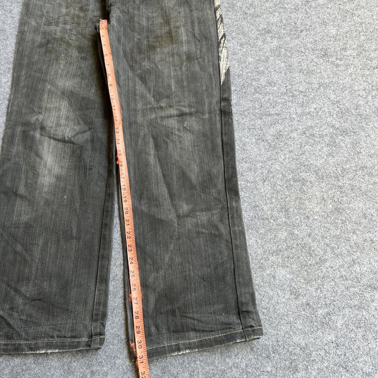 Vintage 💥Rare💥 Crazy Vintage Raw Blue Baggy Jeans Size US 34 / EU 50 - 9 Thumbnail