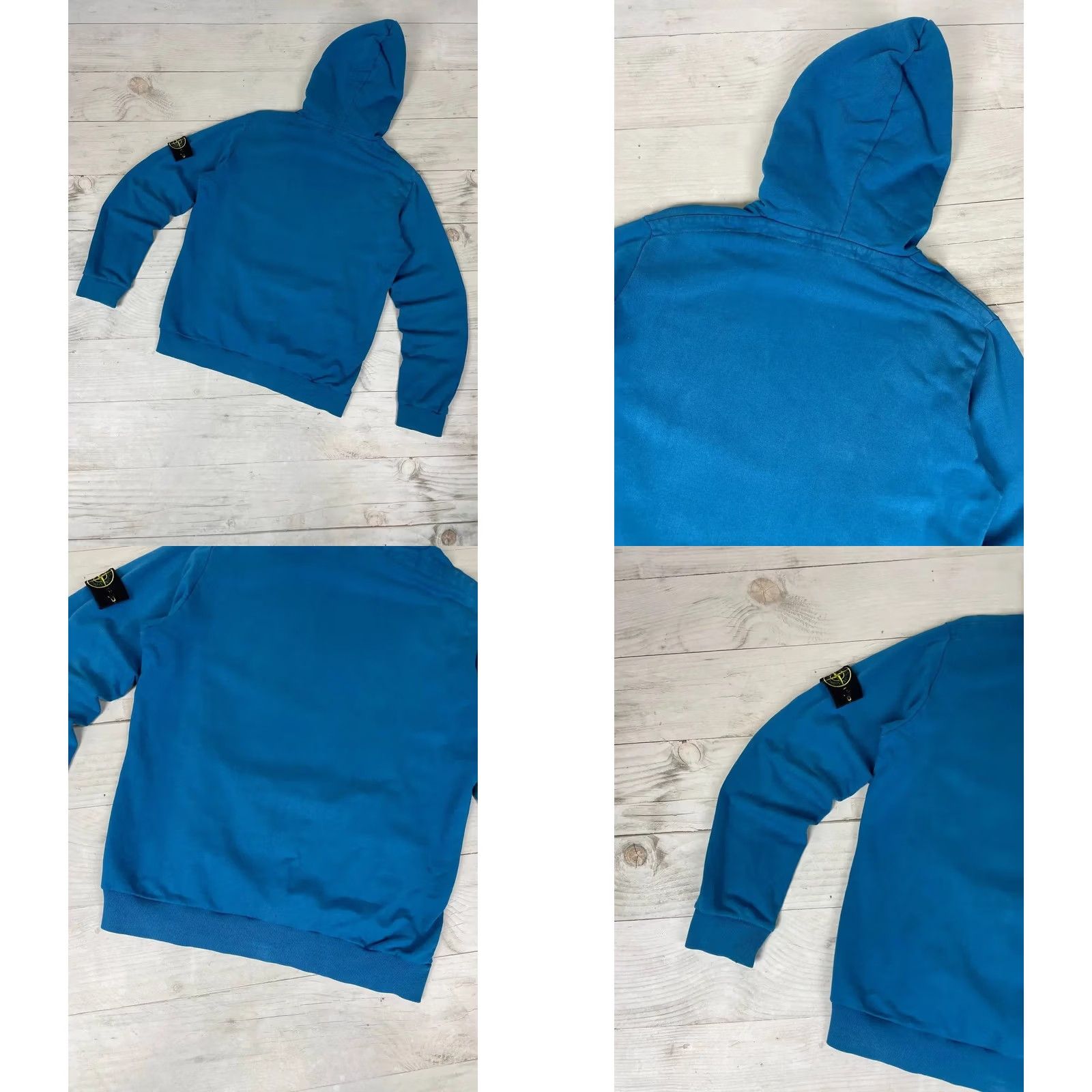Stone Island VINTAGE Stone Island Hoodie Men L Blue Shirt Size US L / EU 52-54 / 3 - 10 Thumbnail