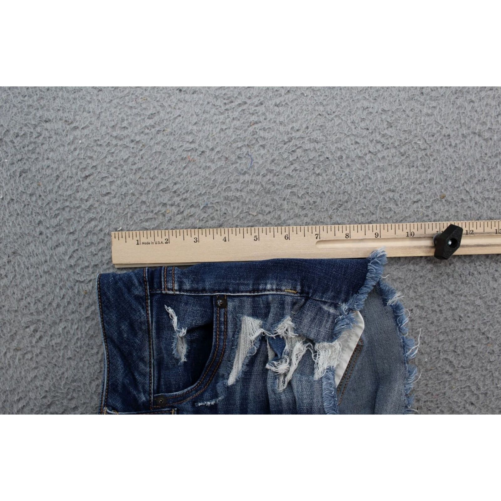American Eagle Outfitters VINTAGE American Eagle Outfitters Shortie Denim Shorts Blue 0 Beach Size 25" / US 0 / IT 36 - 5 Thumbnail