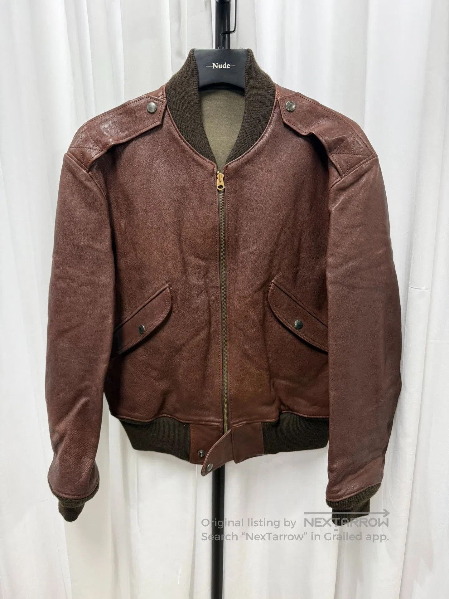 Y's for Men Yohji Yamamoto Y's Men's Leather Jacket. Size US M / EU 48-50 / 2 - 1 Thumbnail