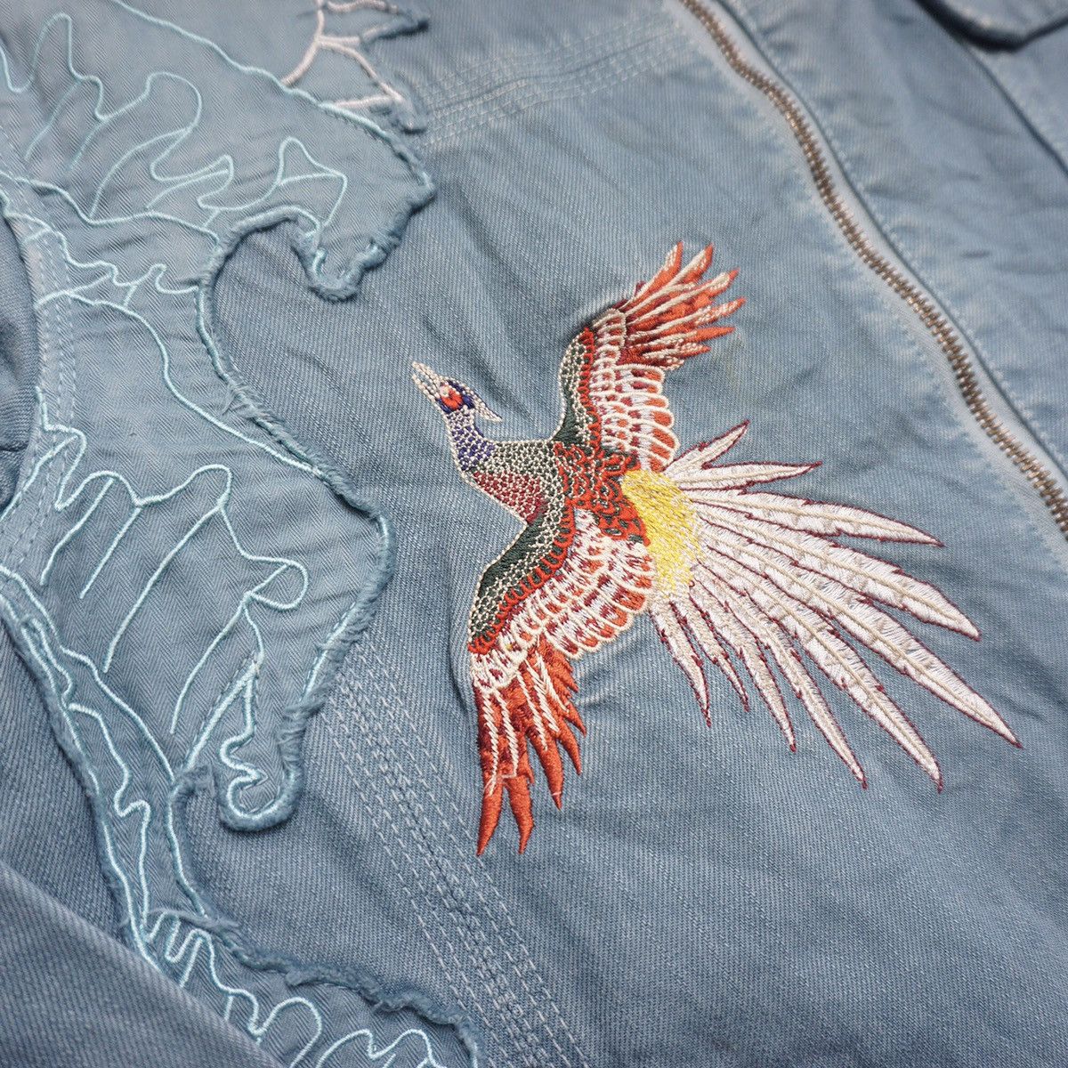 Japanese Brand GEMSTONE sukajan denim Jacket Size US M / EU 48-50 / 2 - 5 Thumbnail