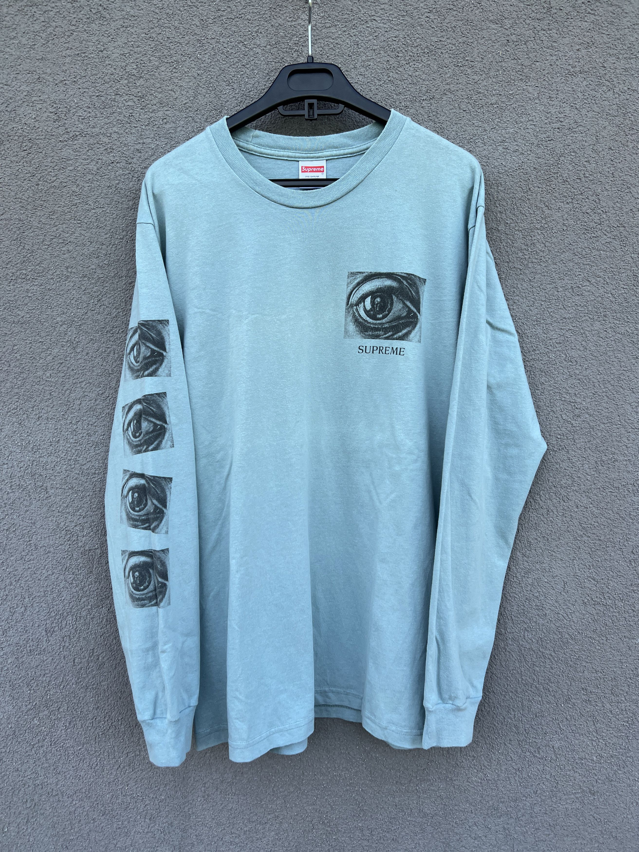 Supreme Supreme 99 L/S Football Top FTP Large White Blue | Grailed