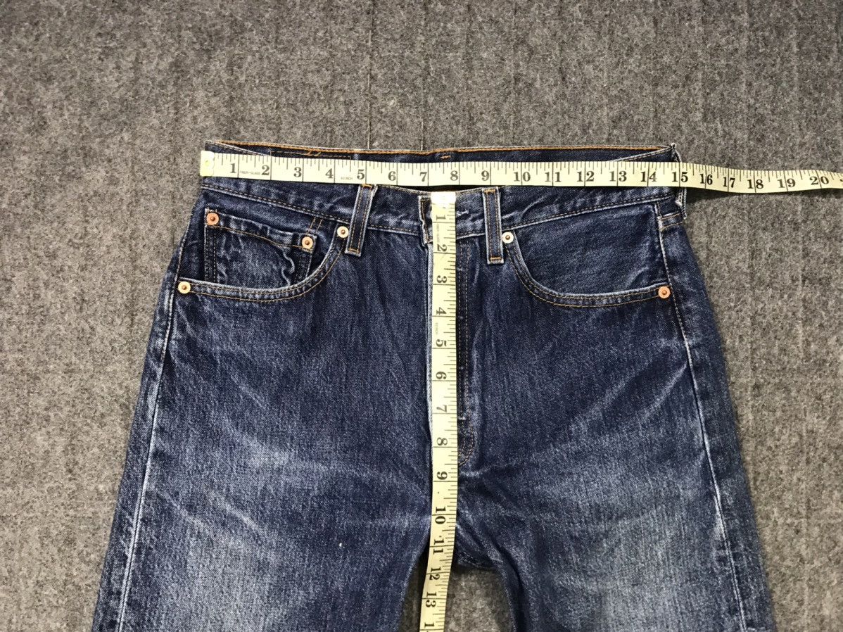 Levi's Vintage Clothing Levi's 90s Lot 501 Indigo Denim Jeans Buttonfly E181 Size US 30 / EU 46 - 15 Thumbnail
