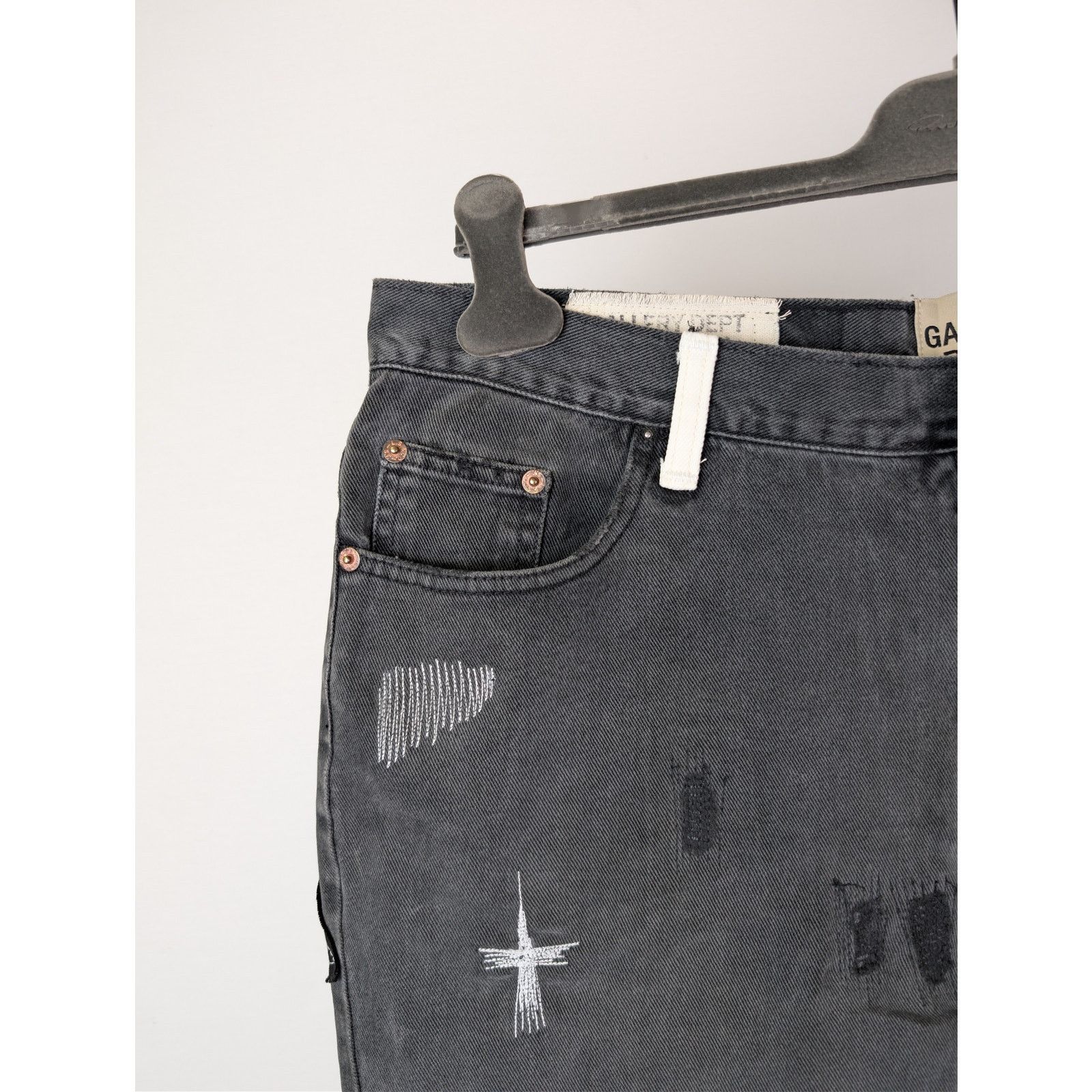 Gallery Dept. o1rshd1 Born To Die Denim Jeans in Black Size US 34 / EU 50 - 6 Thumbnail