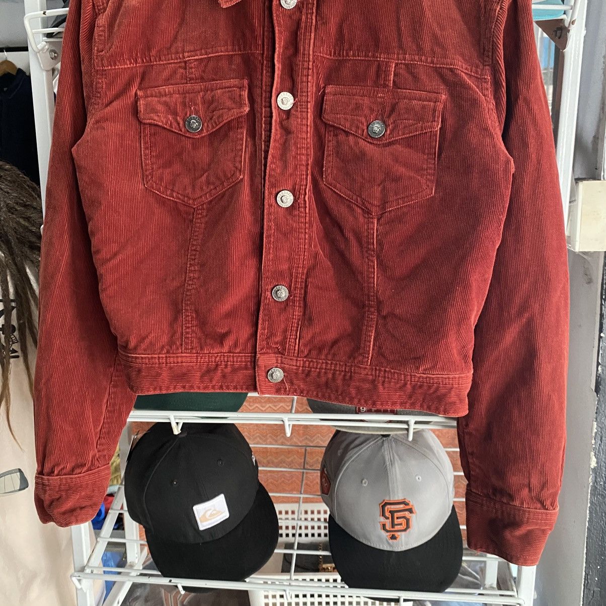 Versace Jeans Couture VINTAGE RARE🔥 Versace Jeans Couture Corduroy Denim Jacket Size US S / EU 44-46 / 1 - 5 Thumbnail