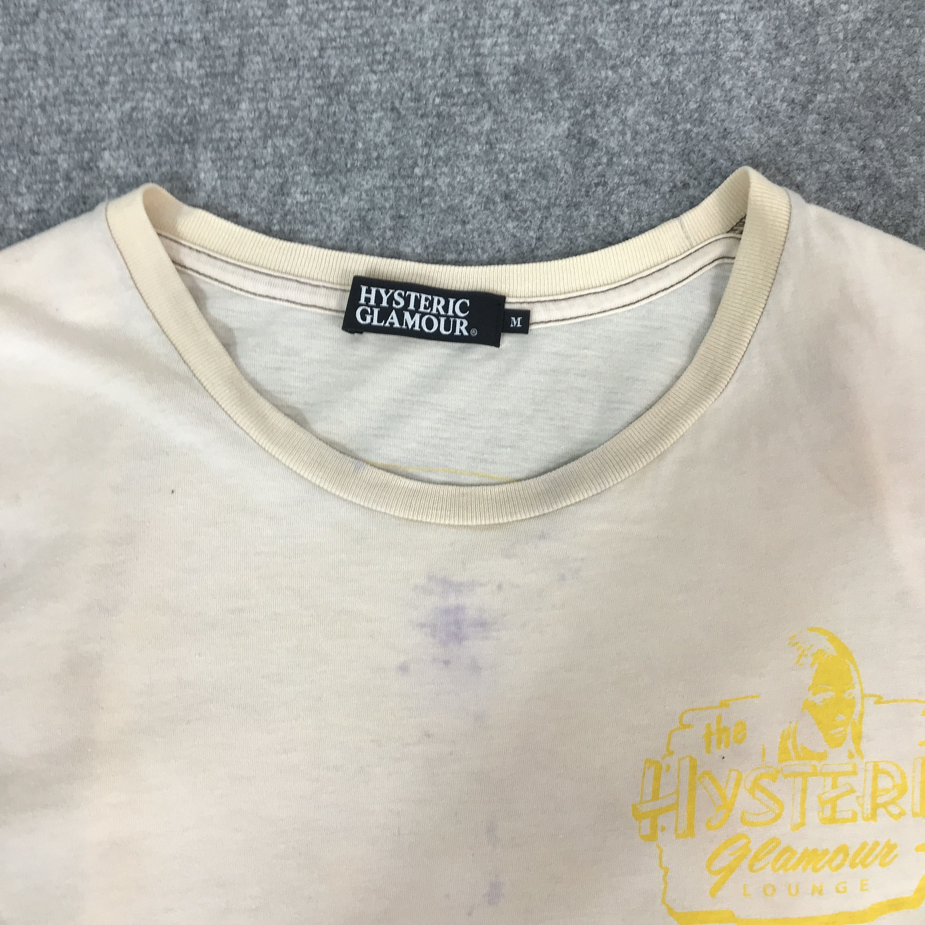 Hysteric Glamour hysteric glamour Acid wash Faded t-shirt Size US M / EU 48-50 / 2 - 7 Thumbnail