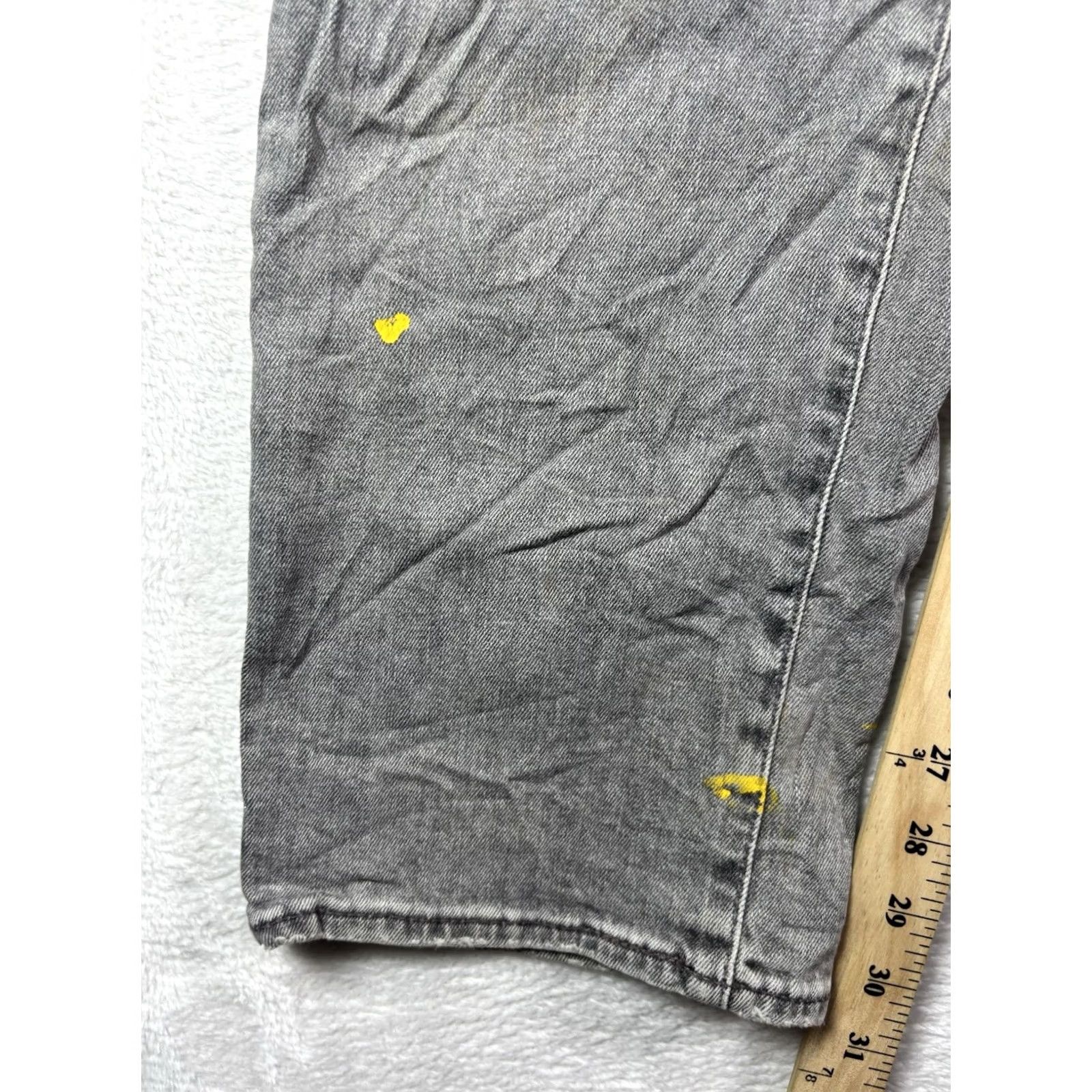 Levi's Levi’s 541 Jeans Men’s 34x32 Gray Denim Stretch Regular Fit 5-Pocket Logo 90s USA Vintage Style Tapered Size US 34 / EU 50 - 4 Thumbnail