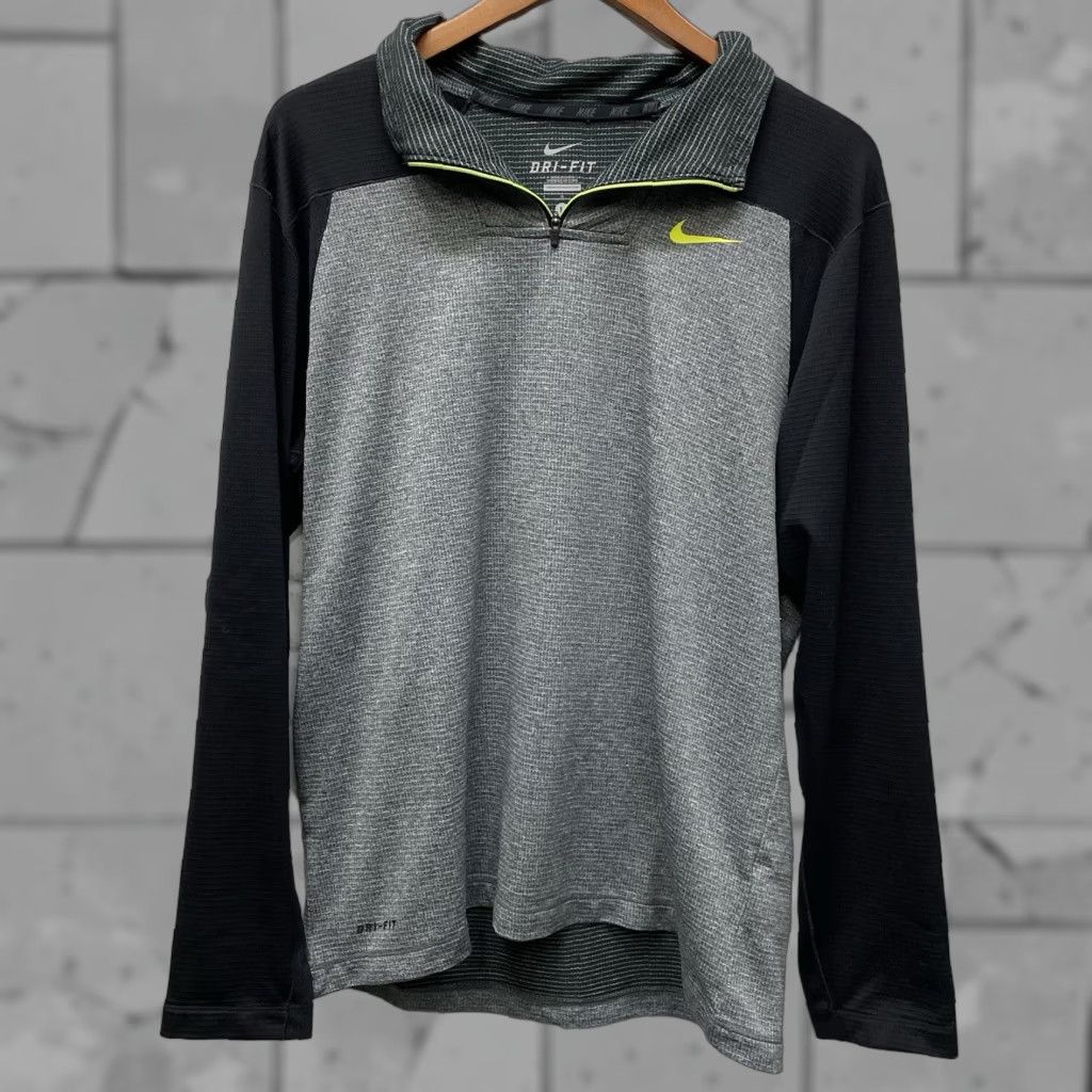 Nike Nike Dri-Fit Half Zip-Up Gray Pullover Jacket Mens L Gray Nike Shirt? Size US L / EU 52-54 / 3 - 1 Thumbnail
