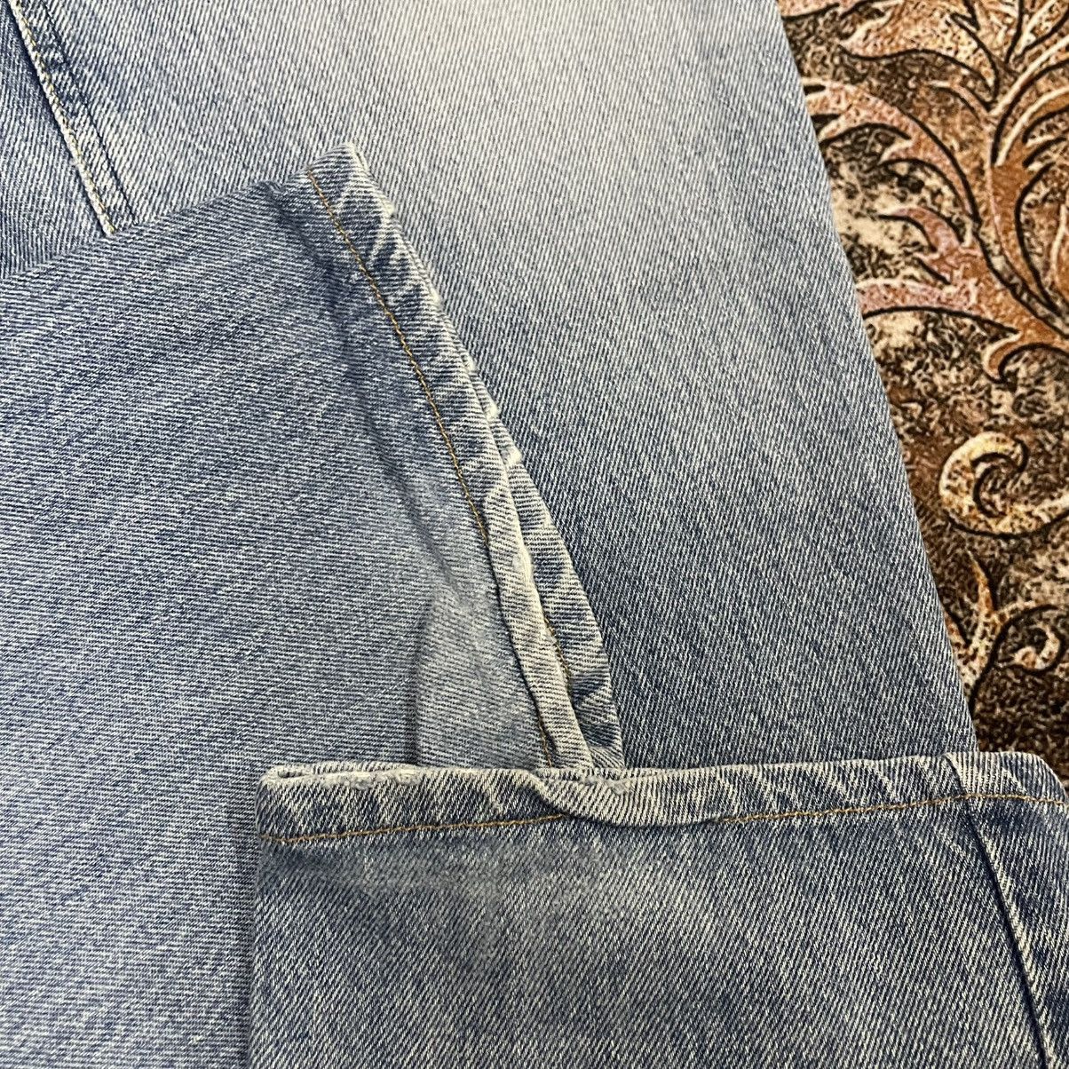 Lee 🔥Vintage Lee Riders Stoned Washed Ripped Distress Denim Size US 30 / EU 46 - 7 Thumbnail