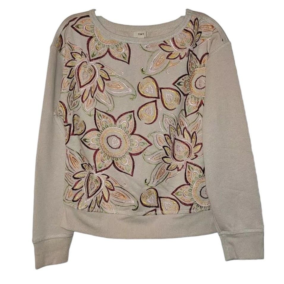 Anthropologie New Anthropologie Tiny Helena Embroidered Pullover $128 XS Size XS / US 0-2 / IT 36-38 - 5 Thumbnail