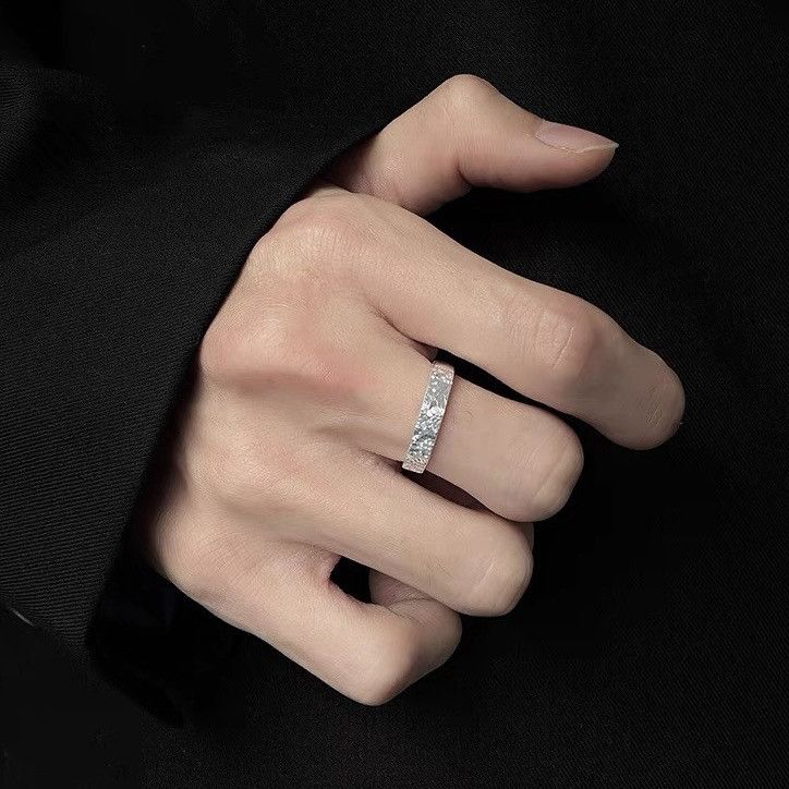 Jewelry Hip-hop Jewelry Rings Open Size Chrome Ring (Size 7-13) Size ONE SIZE - 2 Thumbnail