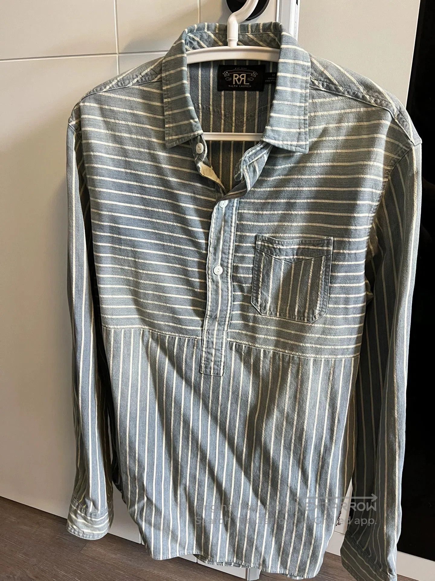 RRL Ralph Lauren RRL Thick Shirt in Dusty Pink Color. Size US M / EU 48-50 / 2 - 8 Thumbnail