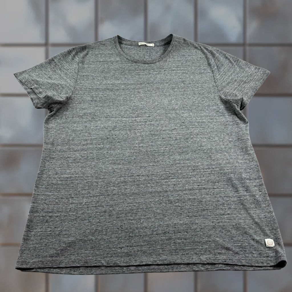 Marine Layer Marine Layer Shirt Mens XL Gray Signature Crew Tee Short Sleeve Stretch Size US XL / EU 56 / 4 - 1 Thumbnail