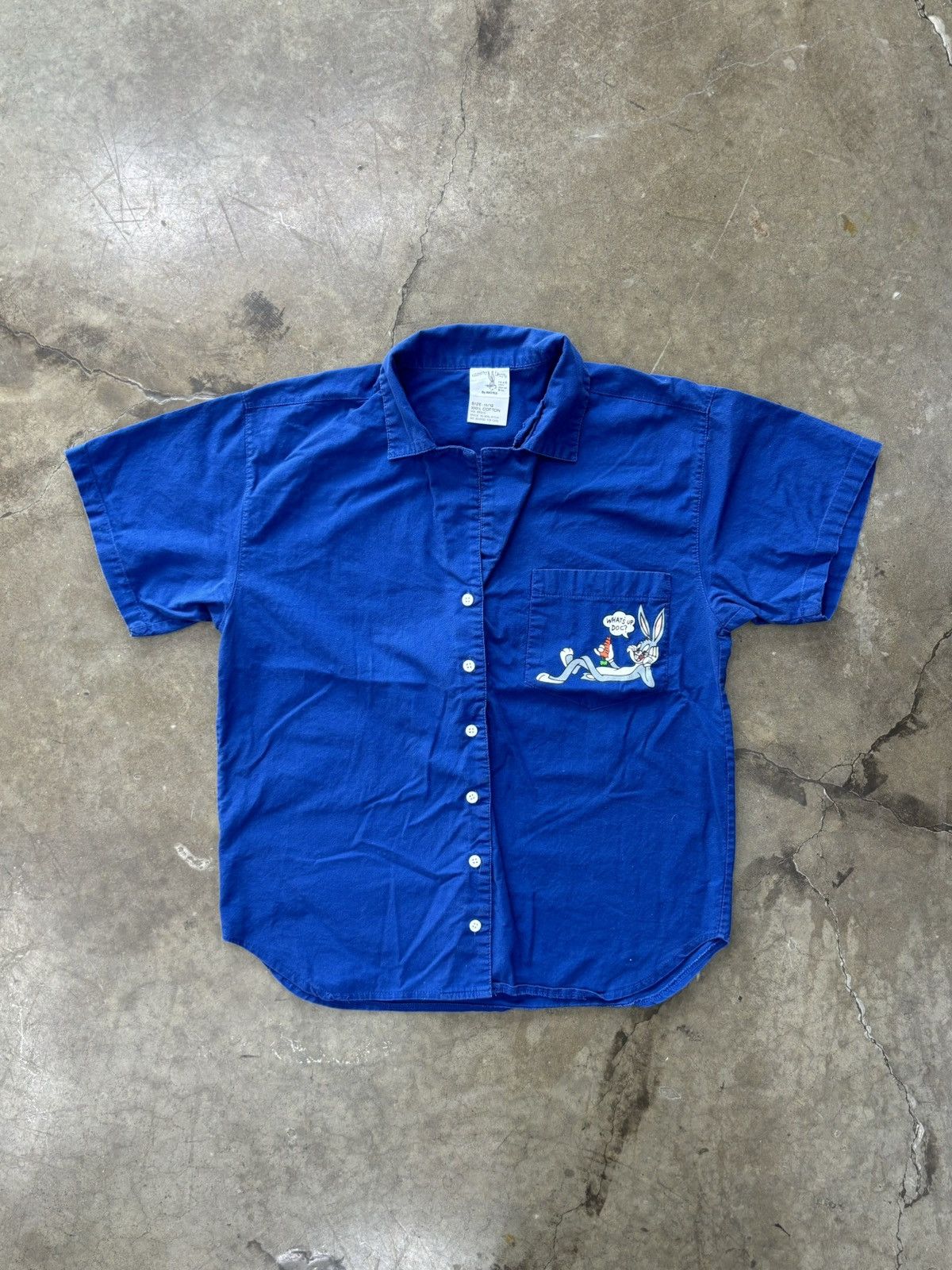 Vintage Vintage Looney Tunes Bugs Bunny Pocket Button-Up Shirt Med Size US M / EU 48-50 / 2 - 5 Thumbnail