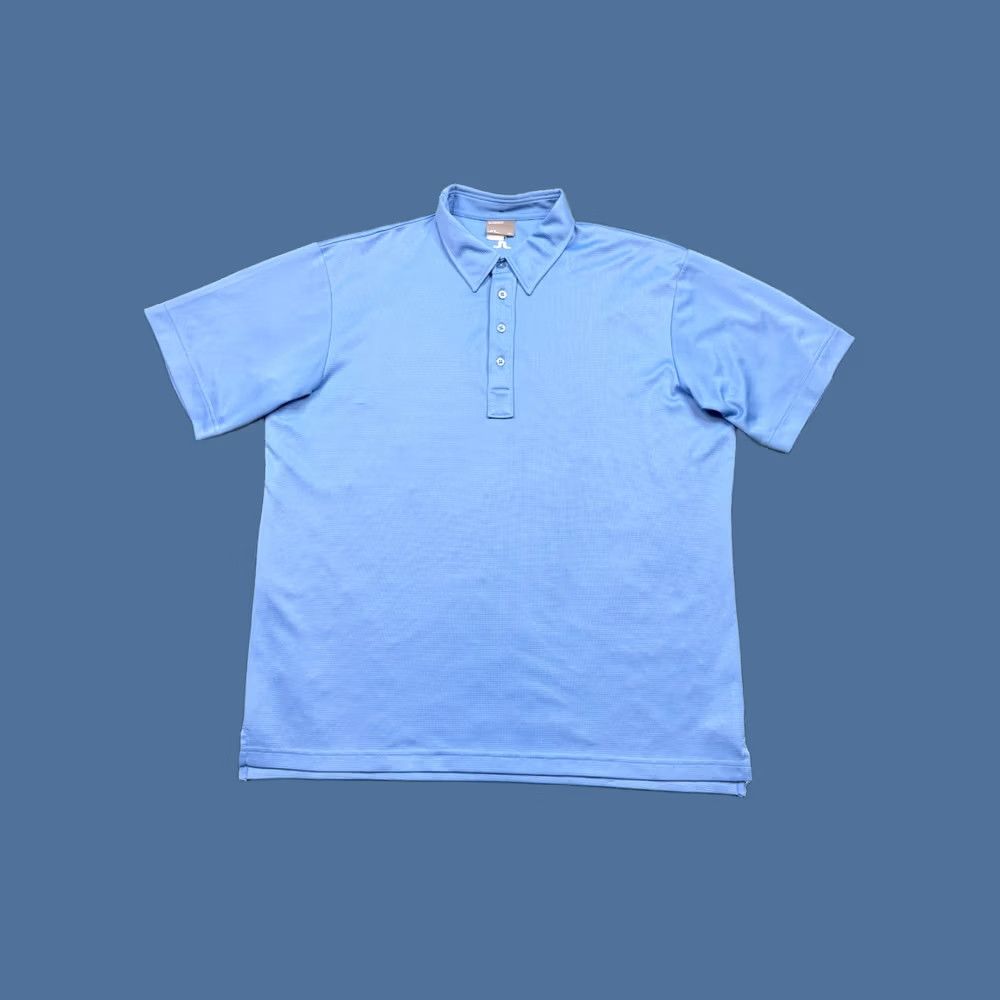 J.Lindeberg J.Lindeberg Polo Shirt Mens 2XL Blue Short Sleeve Logo Golf Shirt Size US XXL / EU 58 / 5 - 1 Thumbnail