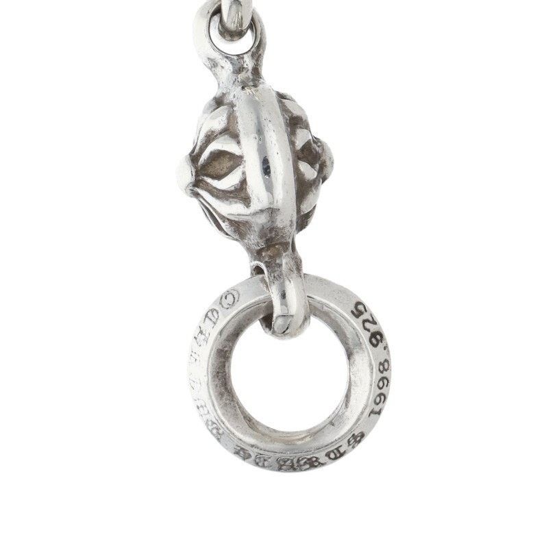 Chrome Hearts Chrome Hearts Silver Tiny CH Cross Charm Necklace Size ONE SIZE - 3 Thumbnail