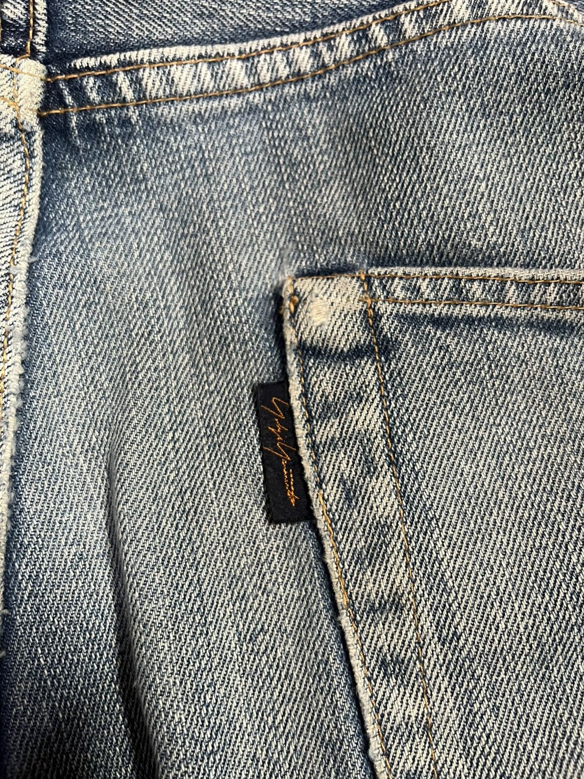 Yohji Yamamoto *FINAL DROP* Yohji yamamoto contrast straight selvedge jeans Size US 32 / EU 48 - 7 Thumbnail