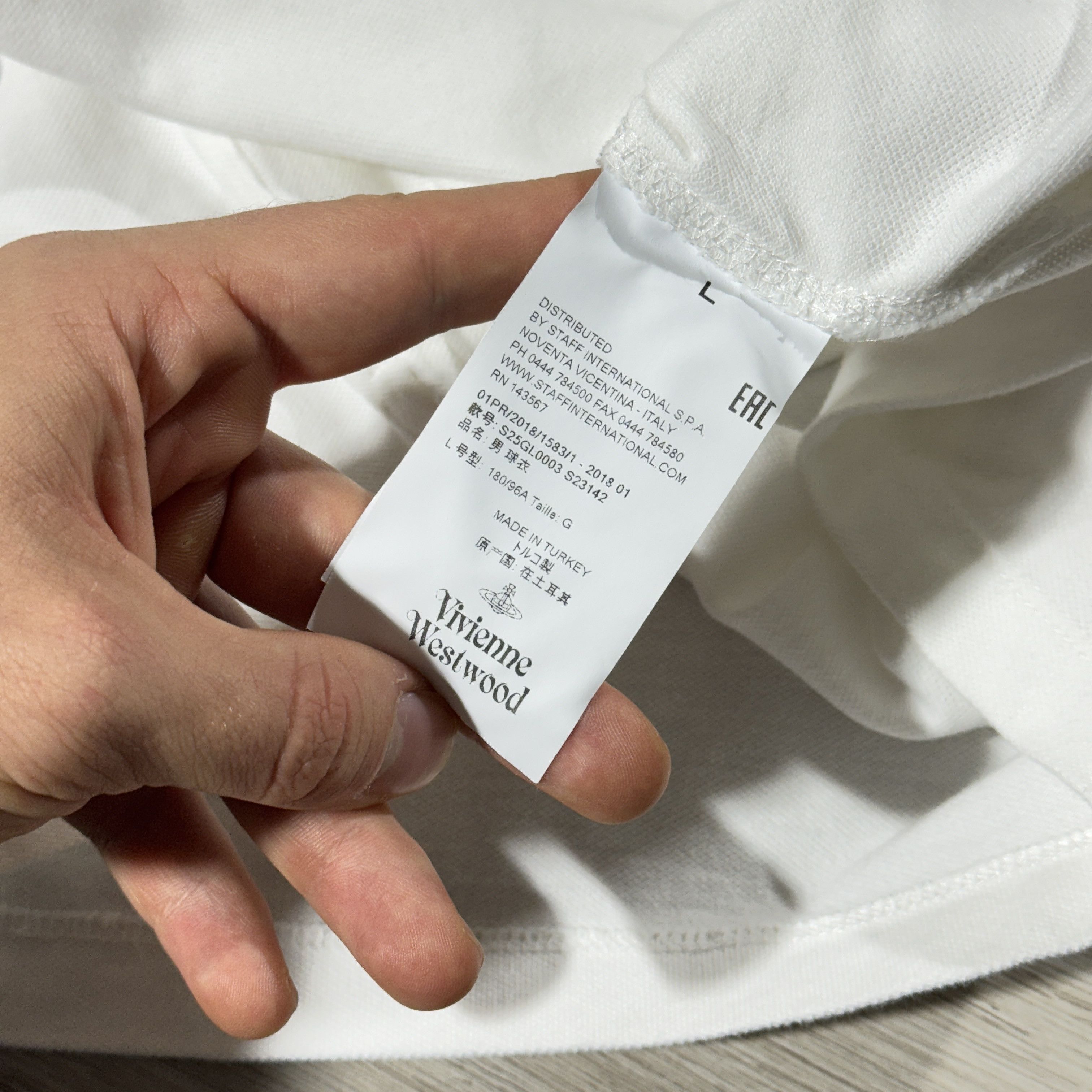Vivienne Westwood Vivienne Westwood Y2K White Polo Long Sleeve Size L Size US L / EU 52-54 / 3 - 7 Thumbnail