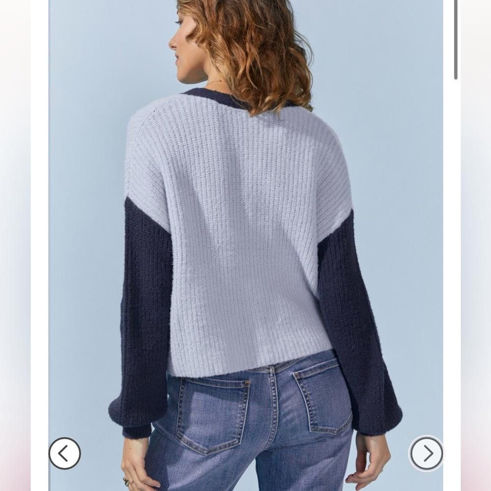 Designer FRANCESCA'S Dream Colorblock Short Cardigan Size XS / US 0-2 / IT 36-38 - 9 Thumbnail