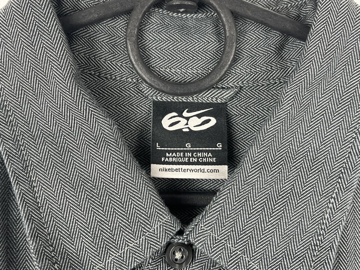 Nike × Vintage Nike 6.0 Vintage Grey Long Sleeve Button Down Shirt Size US L / EU 52-54 / 3 - 7 Thumbnail
