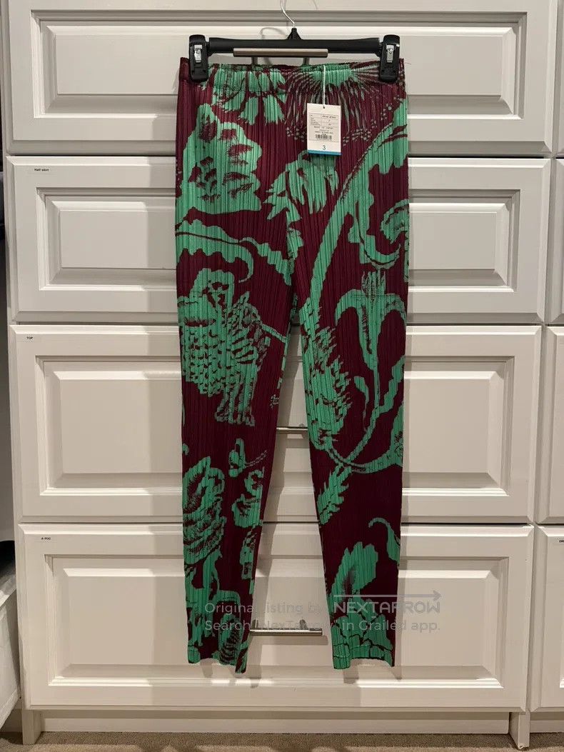 Issey Miyake Issey Miyake size:3 Green Pants Size 22" - 1 Thumbnail