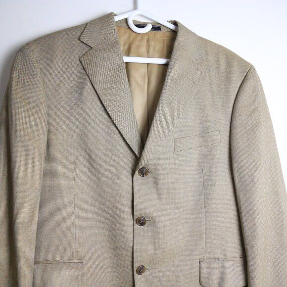 Arnold Brant Arnold Brant 100% Bamboo Single Breasted Tailored Blazer Size 40S - 2 Thumbnail