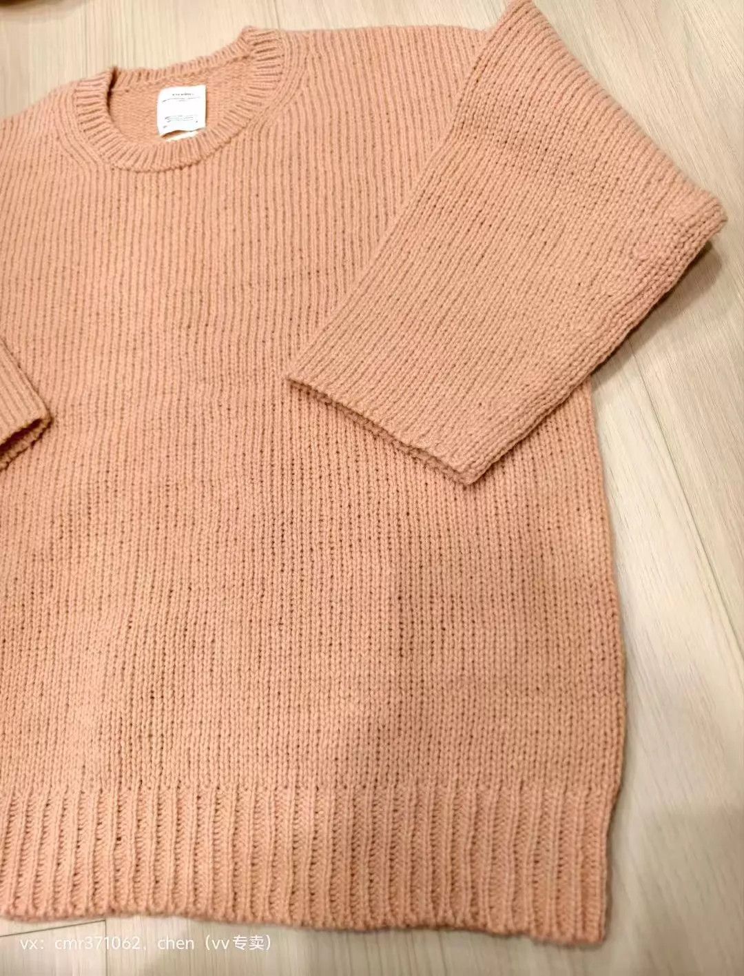 Visvim VISVIM 23AW JUMBO SB 3/4 Pink Wool Sweater 34 Size XXS / US 00 / IT 34 - 3 Thumbnail