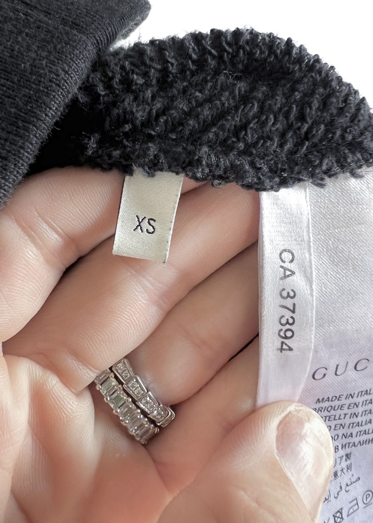 Gucci Gucci "Fake Logo" GG Black Oversized Hoodie Size US XS / EU 42 / 0 - 8 Thumbnail