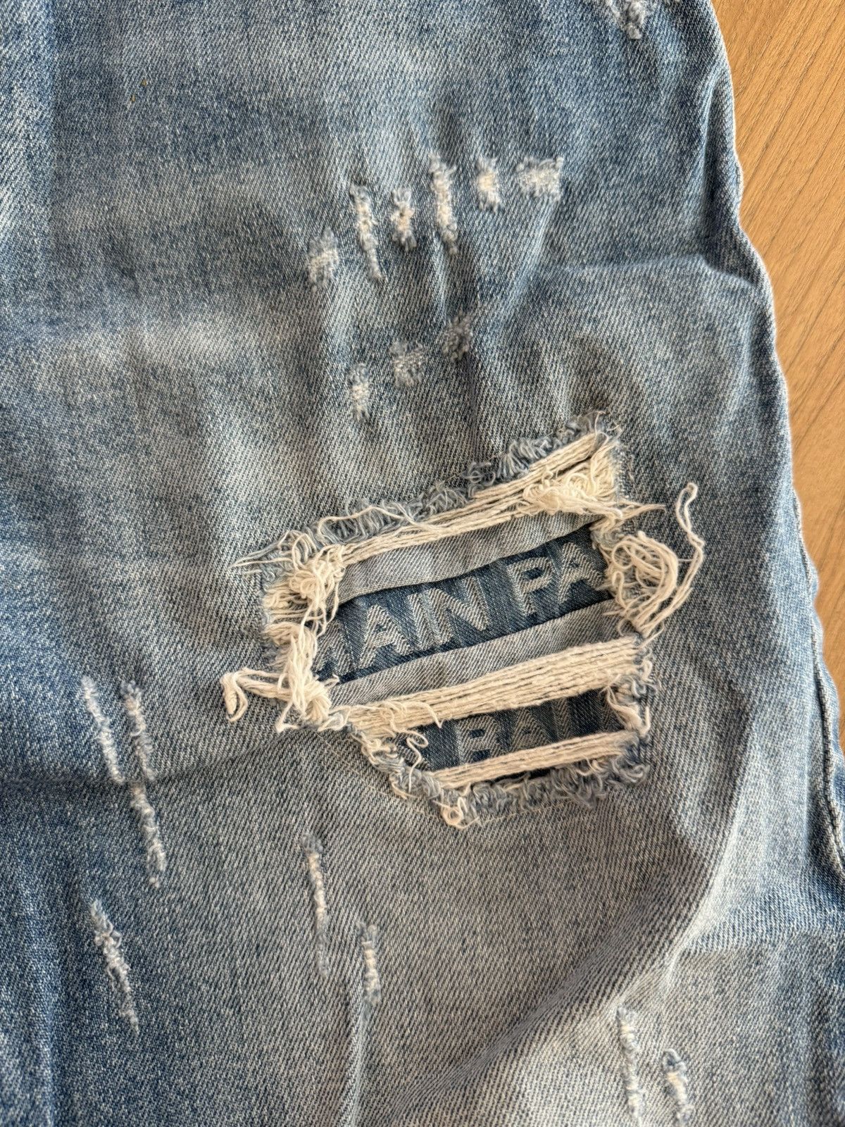 Balmain Balmain Monogram Distressed Tapered Jeans Size US 32 / EU 48 - 7 Thumbnail