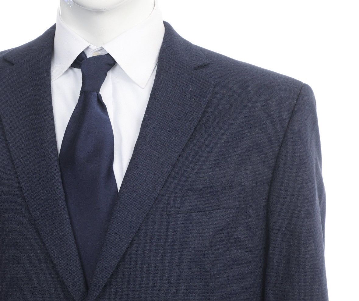 Jack Victor Jack Victor Navy Super 120’s Wool Blazer Size 46 Size 46R - 1 Thumbnail