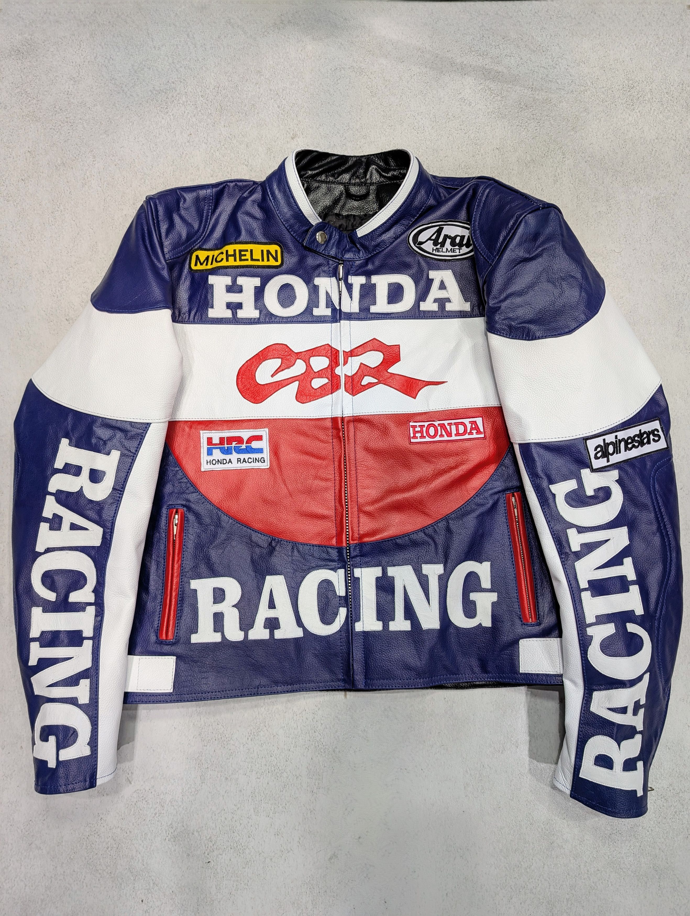 Formula 1 🔥 HONDA 🔥 Repsol Racing LEATHER JACKET Streetwear Size US M / EU 48-50 / 2 - 1 Thumbnail