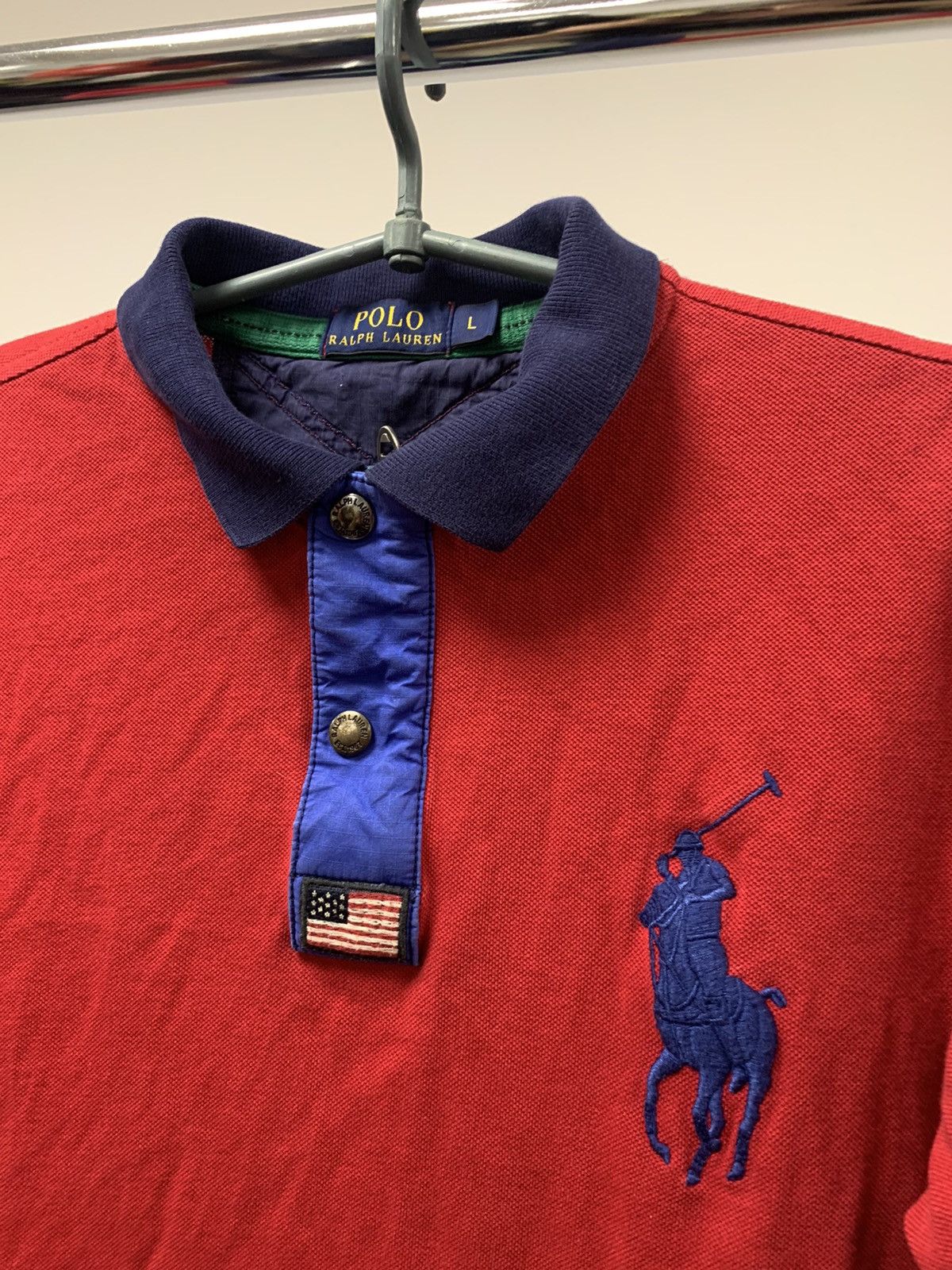 Polo Ralph Lauren × Vintage Polo Ralph Lauren Polo USA Big Pony Chief Keef Style Size US L / EU 52-54 / 3 - 2 Thumbnail