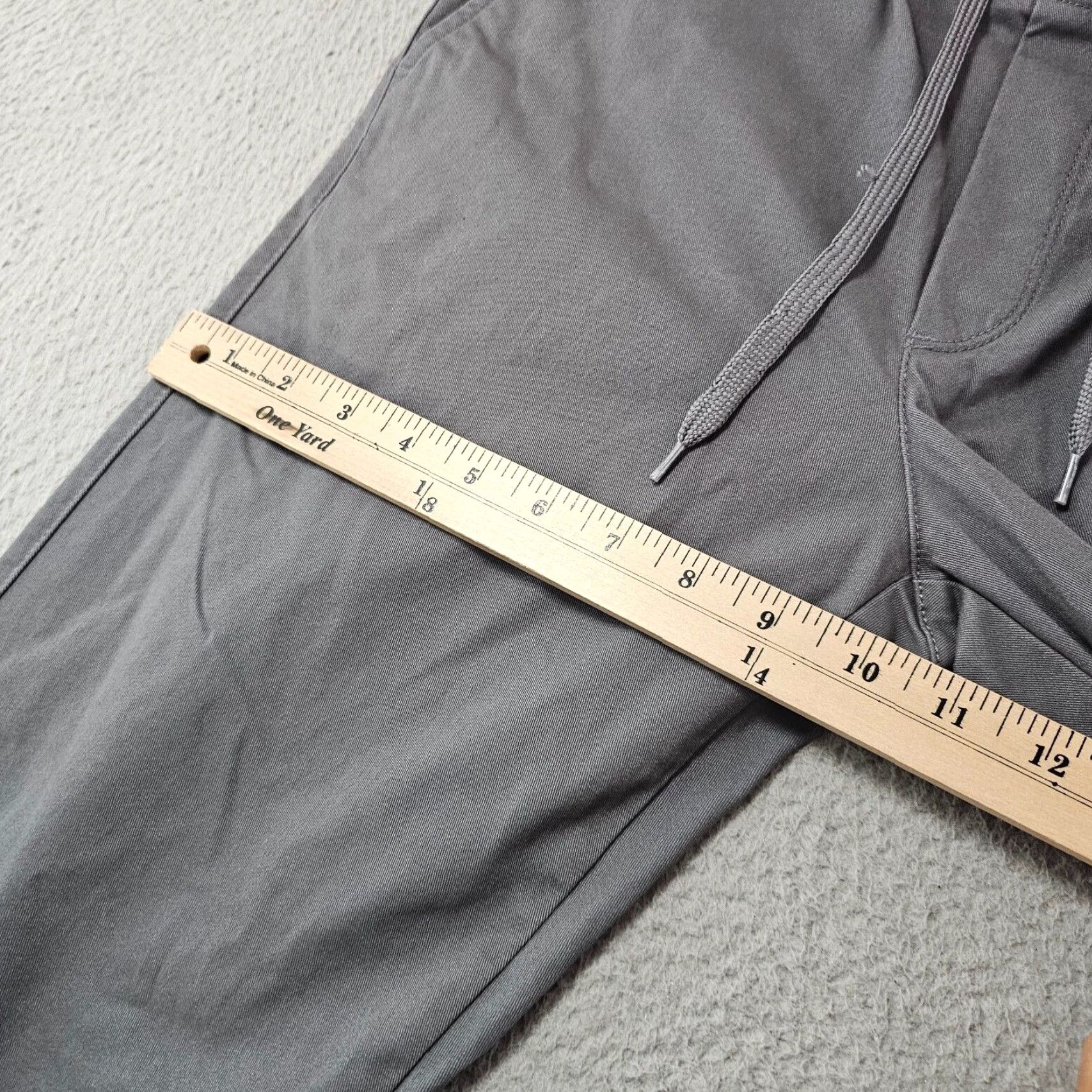 Vintage VINTAGE Goodfellow Jogger Pants Mens XS Grey Twill Cotton Stretch Drawstring Size US 28 / EU 44 - 5 Thumbnail