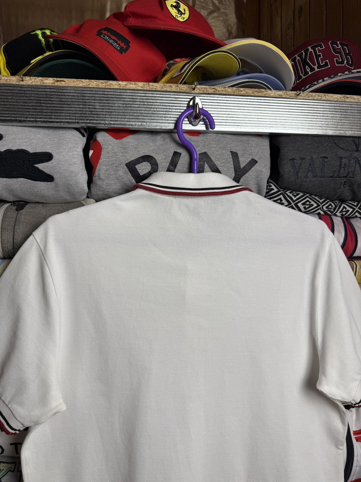 Prada Prada White Tab Polo T Shirt Luxury Size US M / EU 48-50 / 2 - 5 Thumbnail