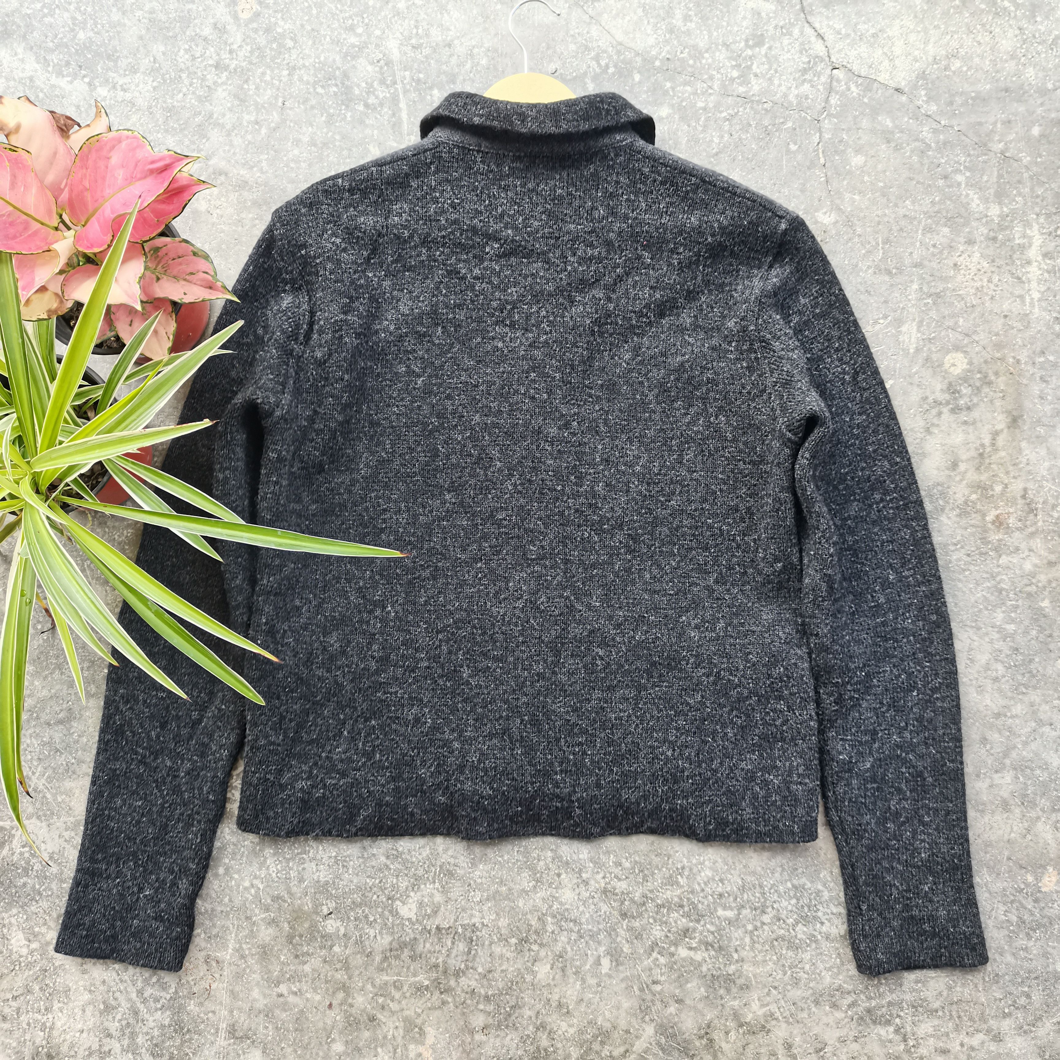 Japanese Brand Steals🔥Vintage PPFM Wool Knitted Button Up Jacket Size US L / EU 52-54 / 3 - 6 Thumbnail