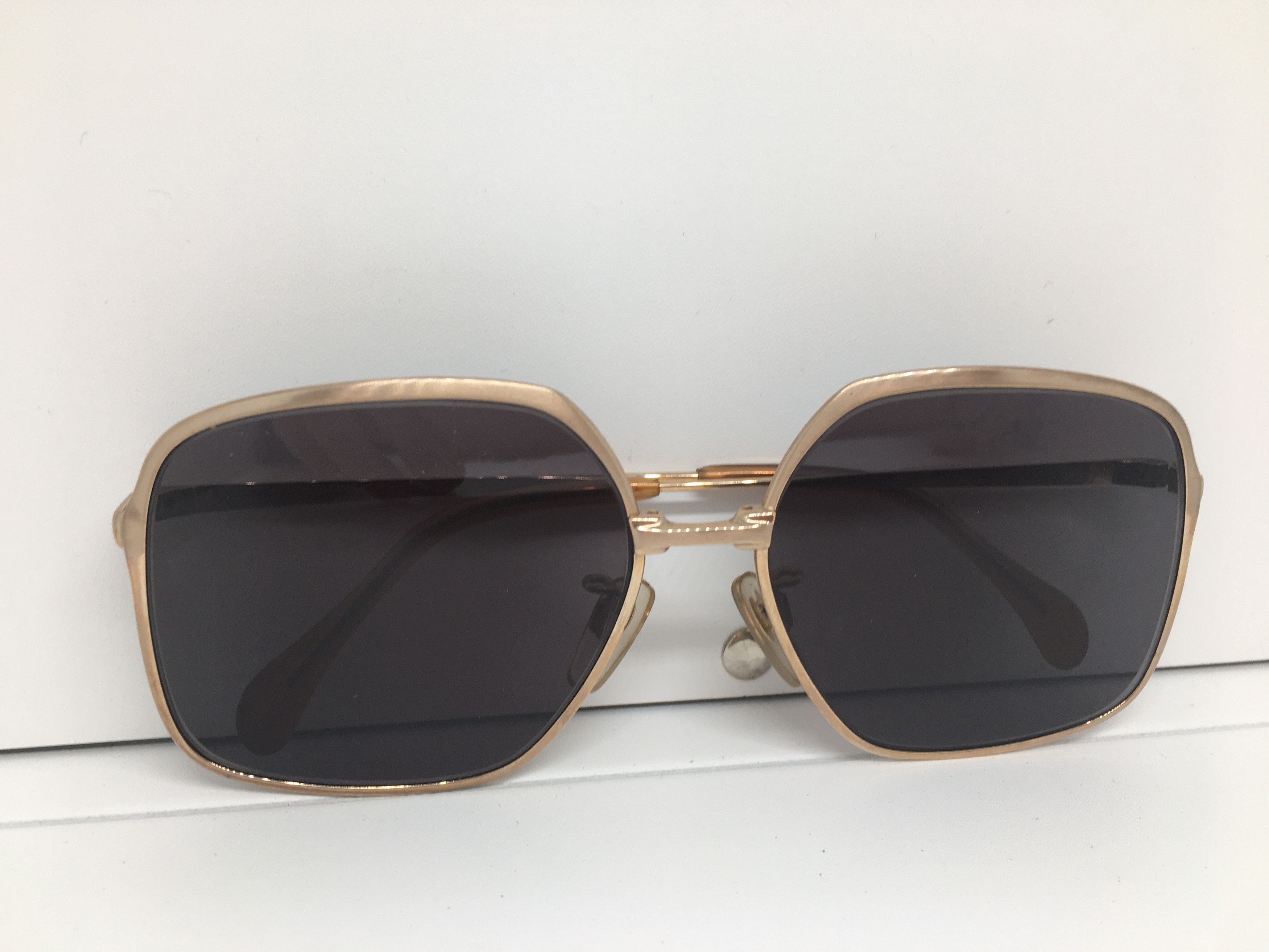 Vintage Vintage Metzler 2165 Gold Sunglasses Frame Germany Size ONE SIZE - 8 Thumbnail