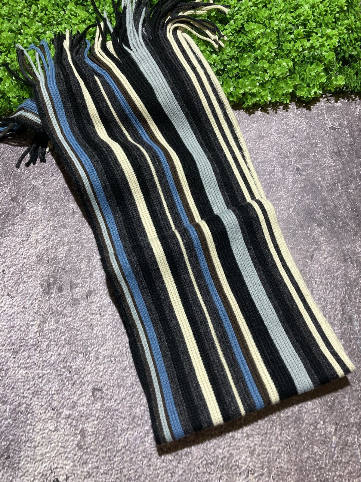 Vivienne Westwood Vivienne Westwood Accessories Wool Scarf Striped Orb Logo Size ONE SIZE - 4 Thumbnail