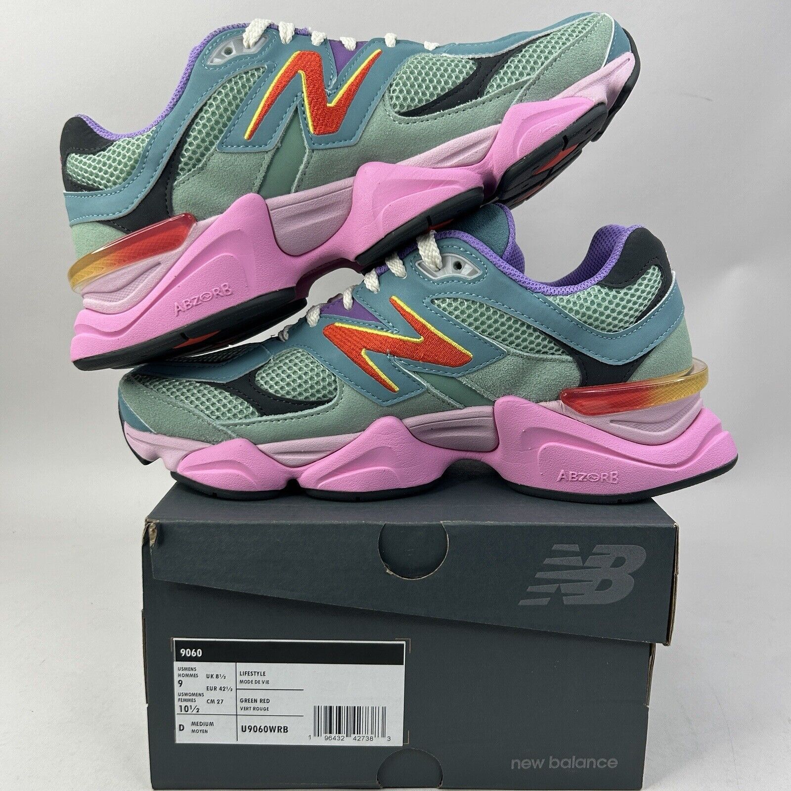 New Balance New Balance 9060 “Warped Multi-Color” 2024 Size US 9 / EU 42 - 3 Thumbnail