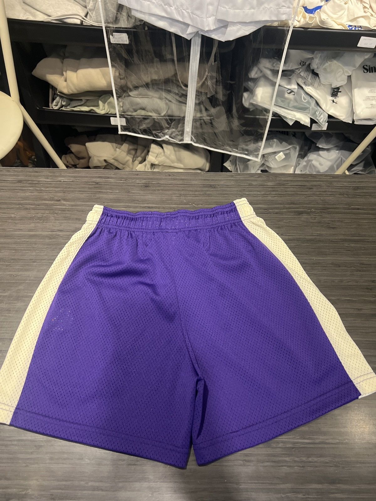 Eric Emanuel Eric Emanuel Basic Shorts Purple Cream Large Size US 34 / EU 50 - 2 Thumbnail