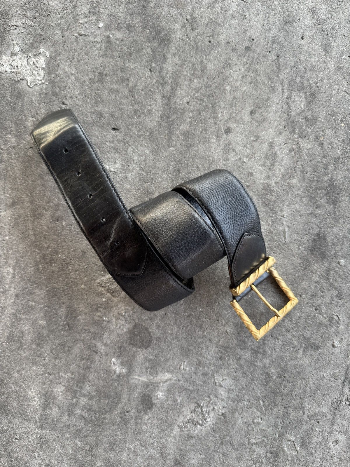 Other Black Wide Ladies Born Leather Belt Size ONE SIZE - 6 Thumbnail