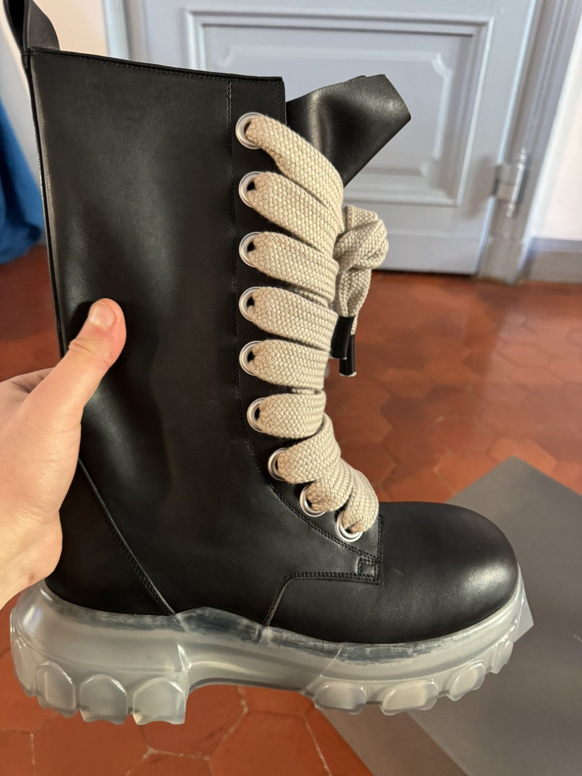 Rick Owens Rick Owens jumbo lace bozo tractor boots Size US 8 / EU 41 - 2 Thumbnail